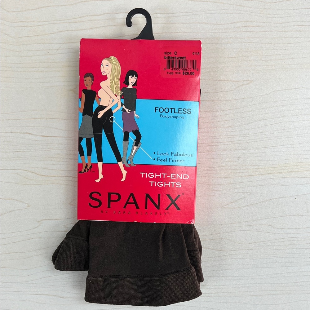 SPANX Footless Bodyshaping Tights in Bittersweet